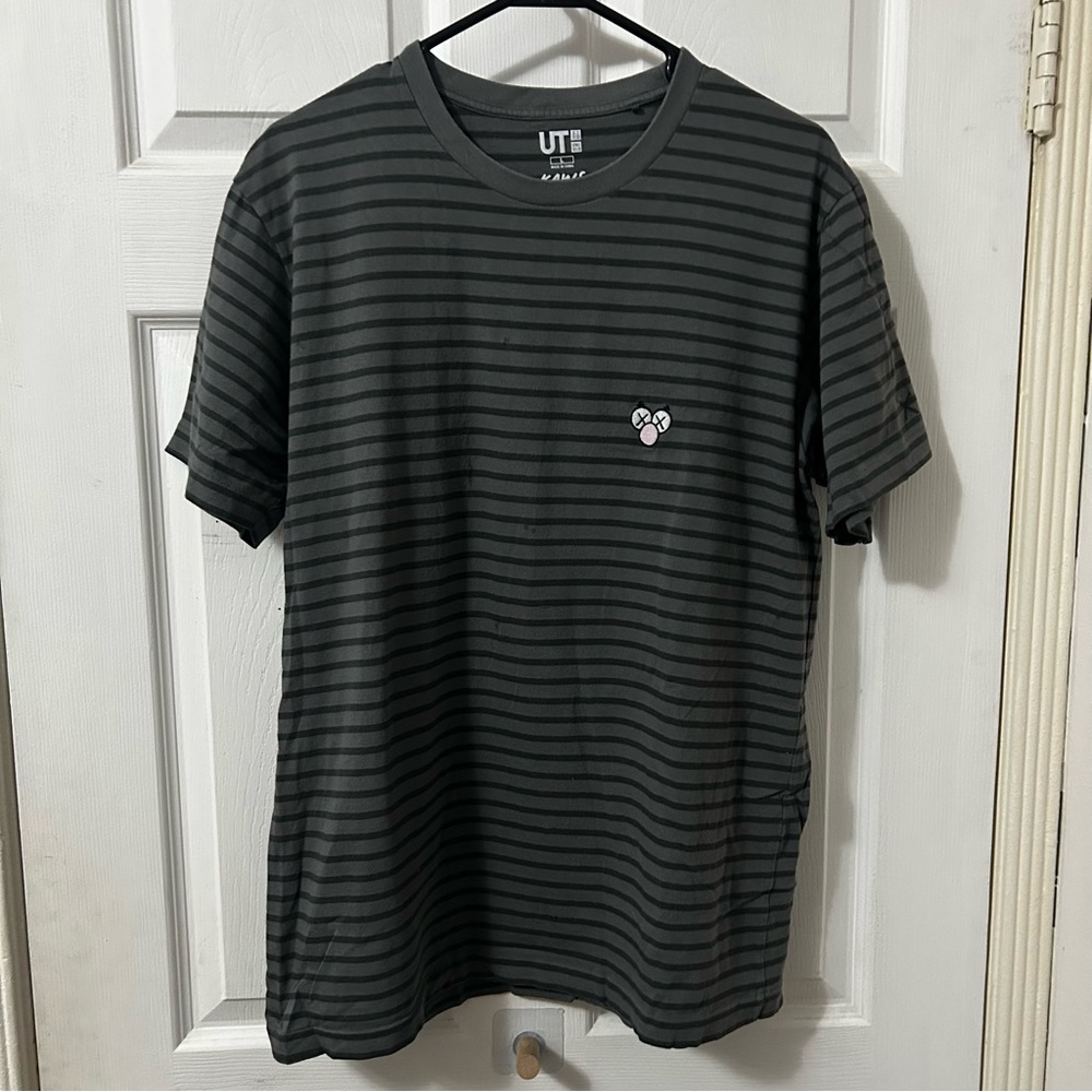 Uniqlo striped kaws shirt